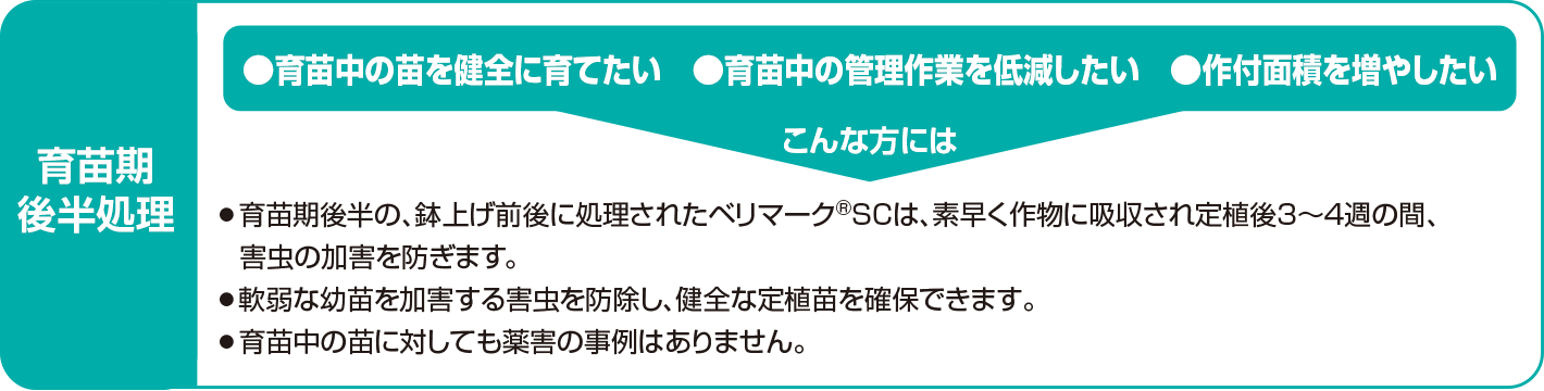 灌注処理ができる期間